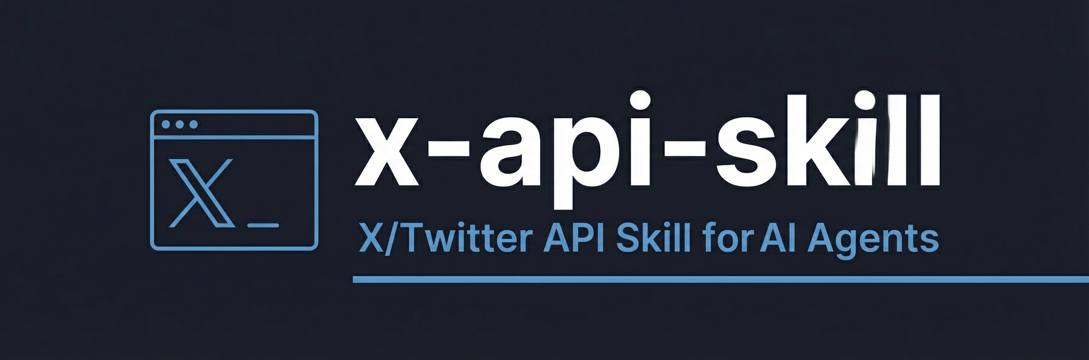 x-api-skill — X/Twitter CLI for AI agents